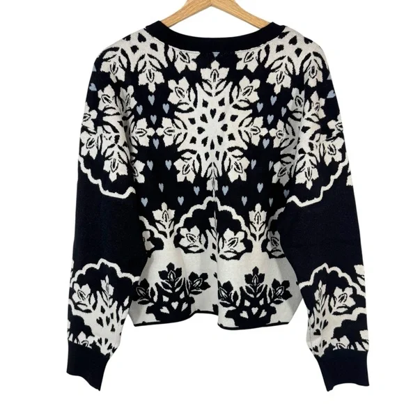 Anthropologie Maeve Crop Crew Neck Sweater